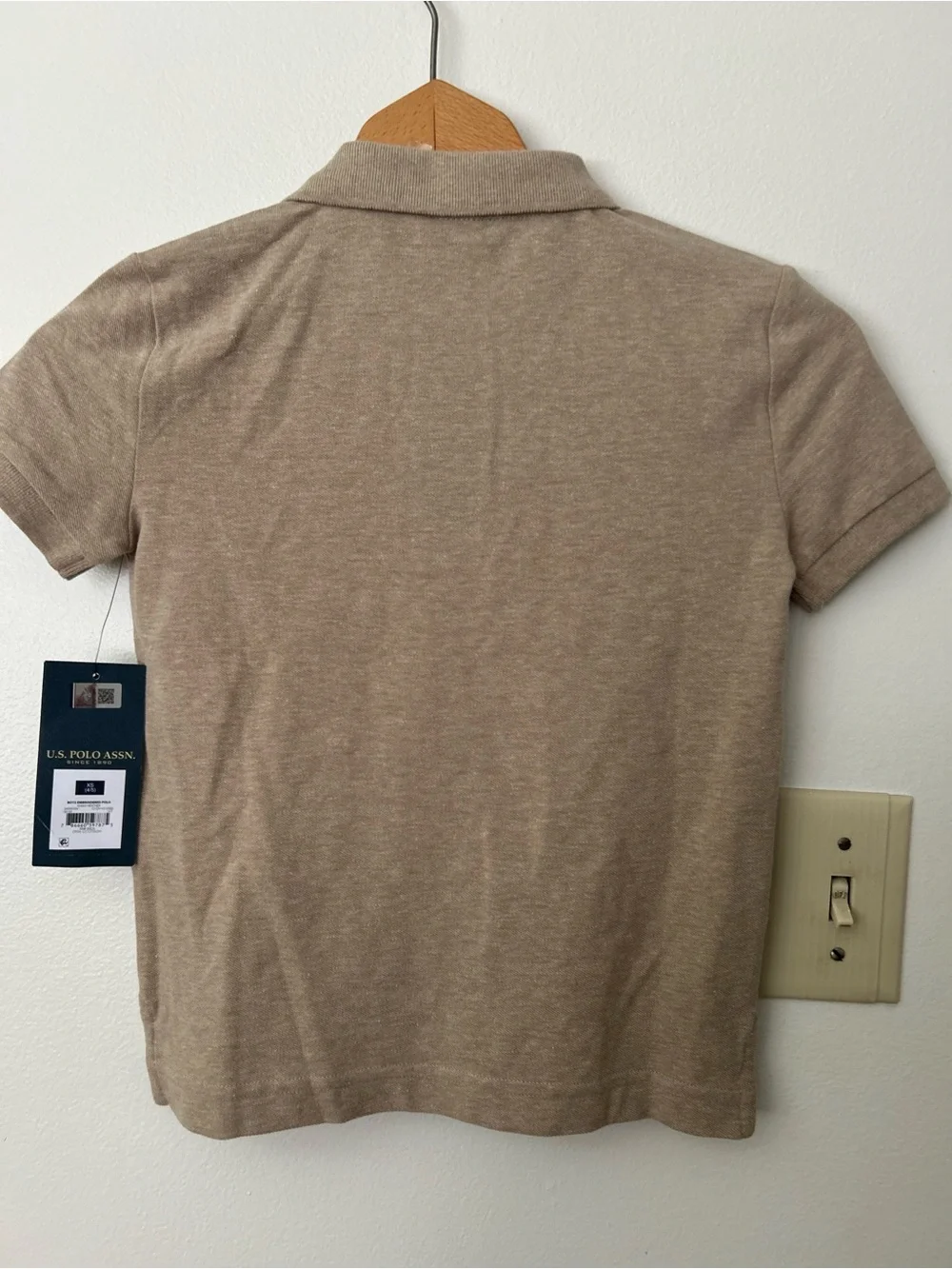 U.S. Polo Brown Polo Shirt (size: XS 4-5)